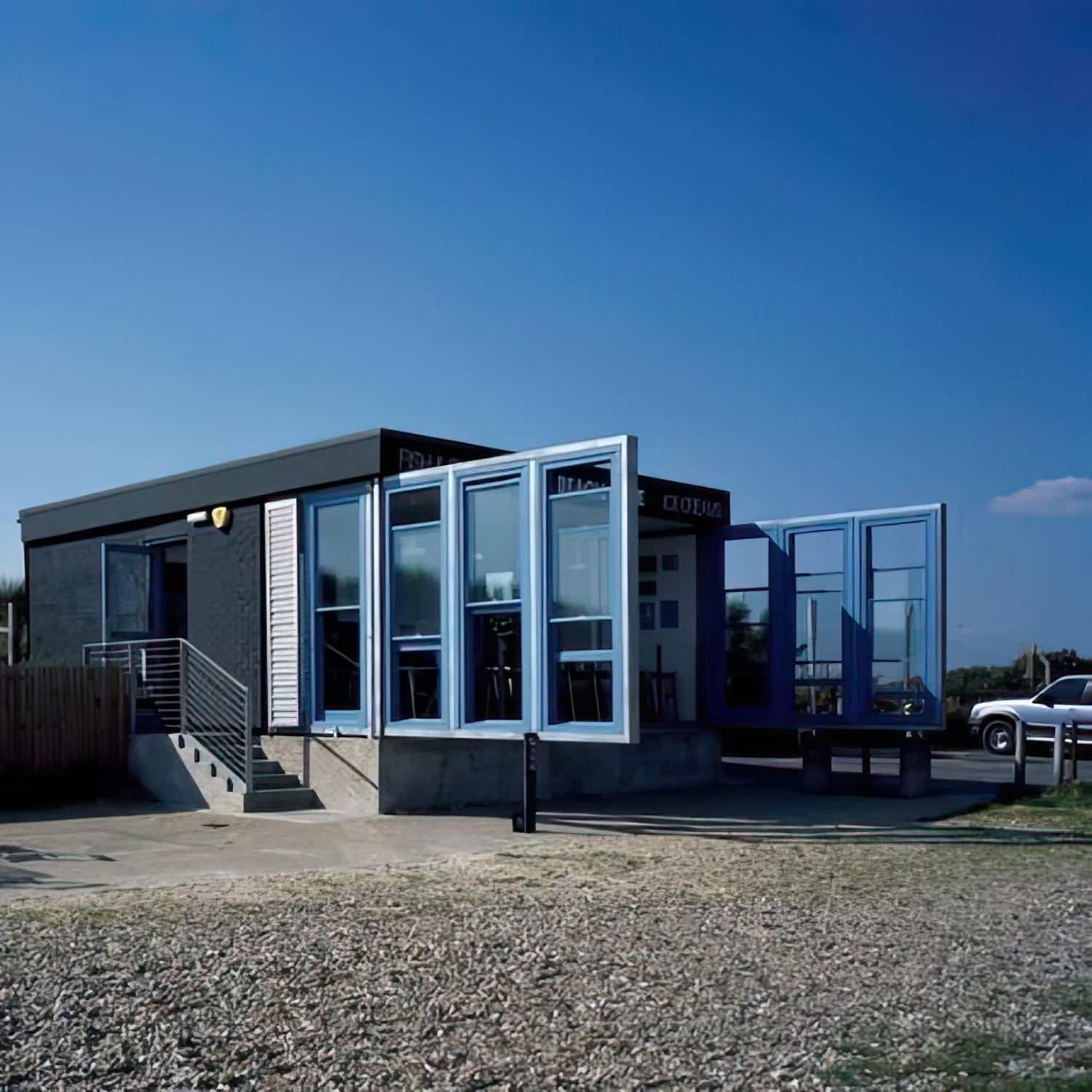 модульный дом в стиле хай-тек