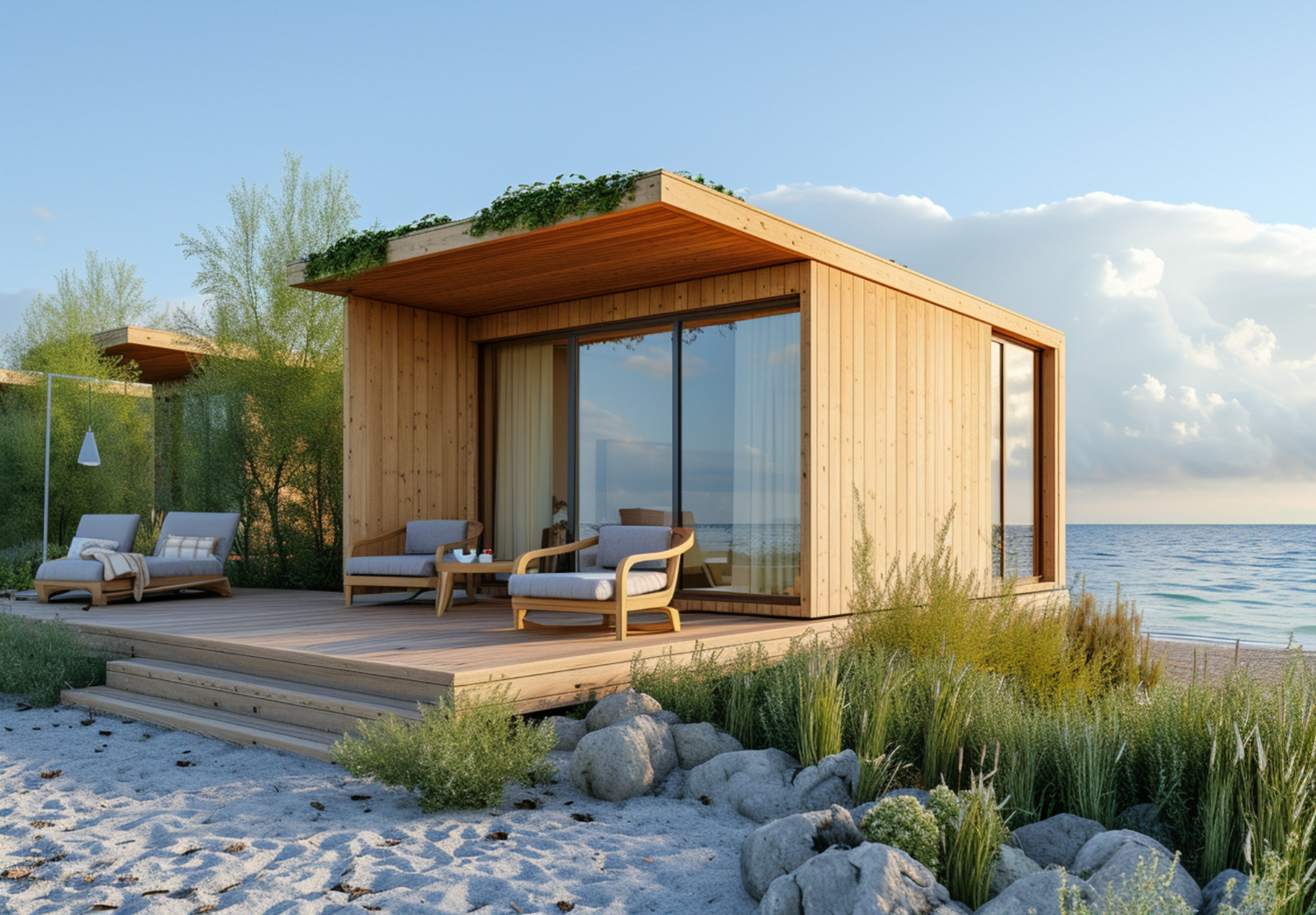 модульный дом в стиле хай-тек