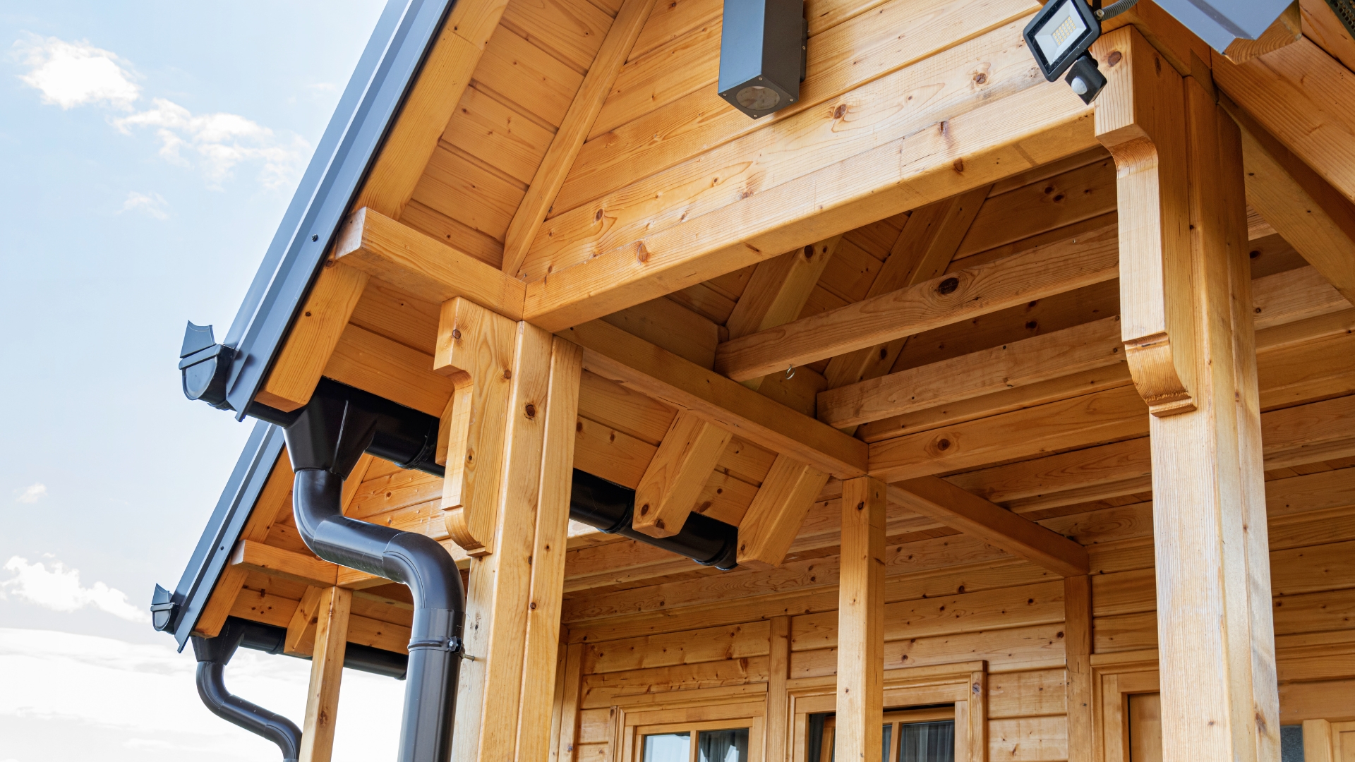 Каркасный дом из бруса