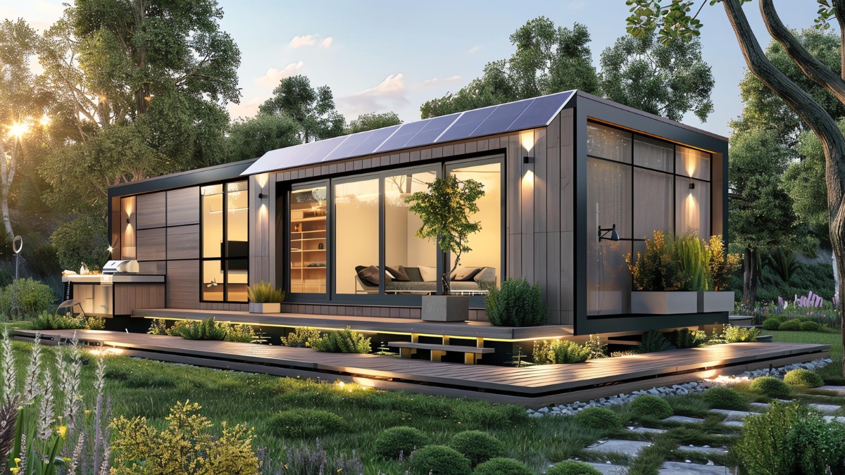 Модульный дом с участком