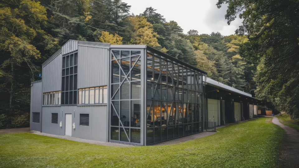 Каркасный дом из металла